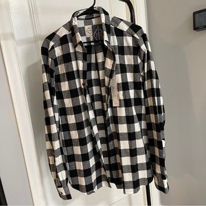 Mens checked flannel shirt size M